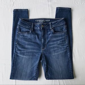 american eagle high rise skinny jeans